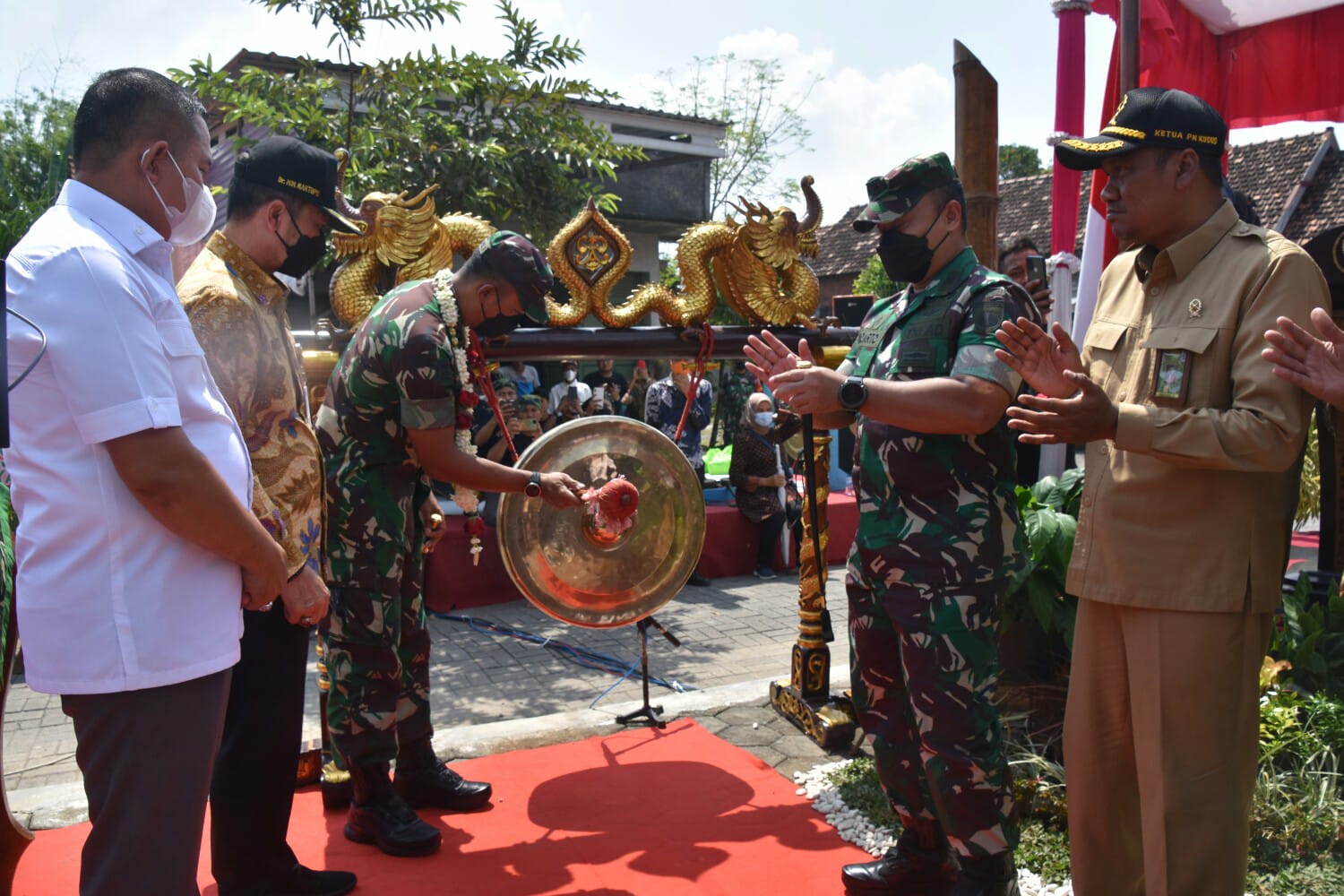 Danrem 073/Makutarama Secara Resmi Canangkan Kampung Pancasila Di Kudus